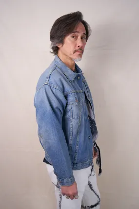2020 Jacket in Sun Faded Japanese Denim