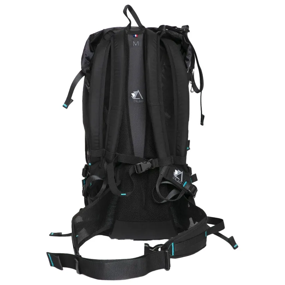 Backpack Cilao ---Maïdo 27 Noir Turquoise