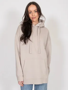 Brunette The Label The Big Sister Hoodie - Oyster and Bubble Gum