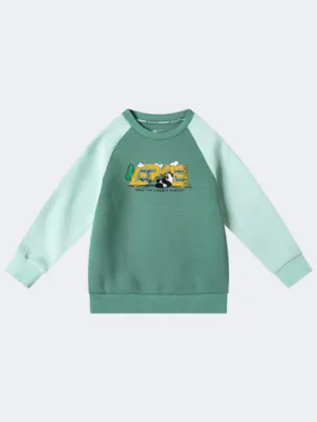 Erke Little-Boys Training Sweatshirt Algal Green