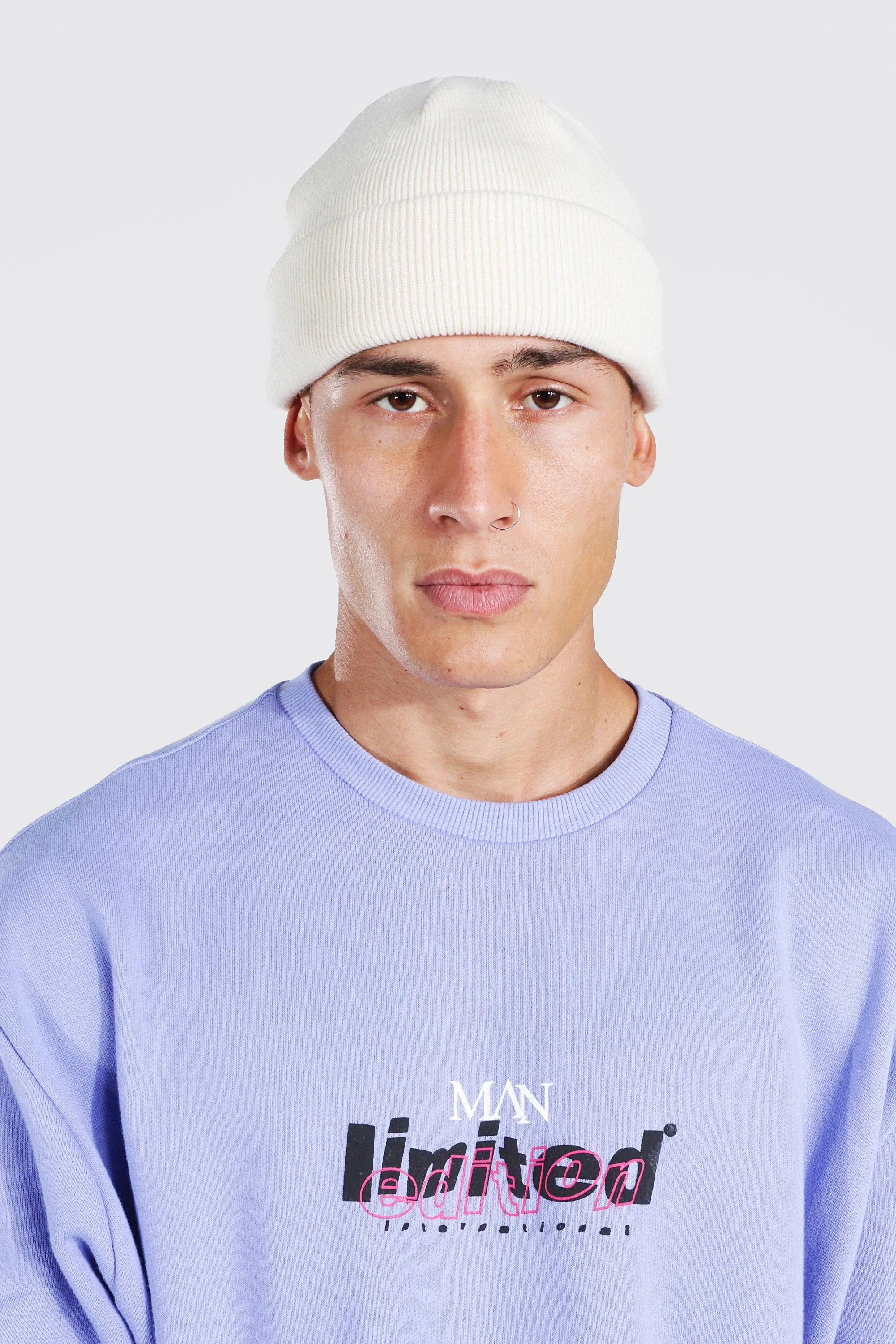 Flat Knit Micro Beanie
