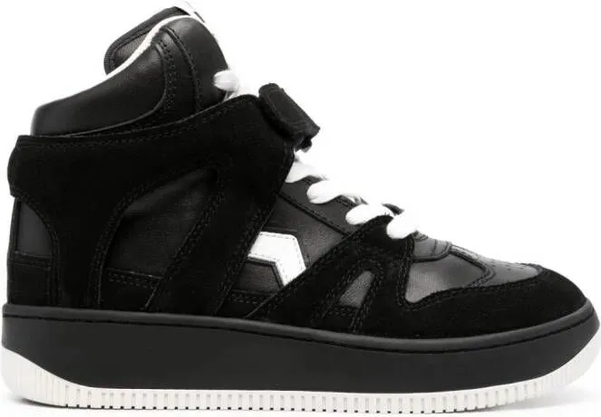 ISABEL MARANT Brooklee high-top sneakers Black