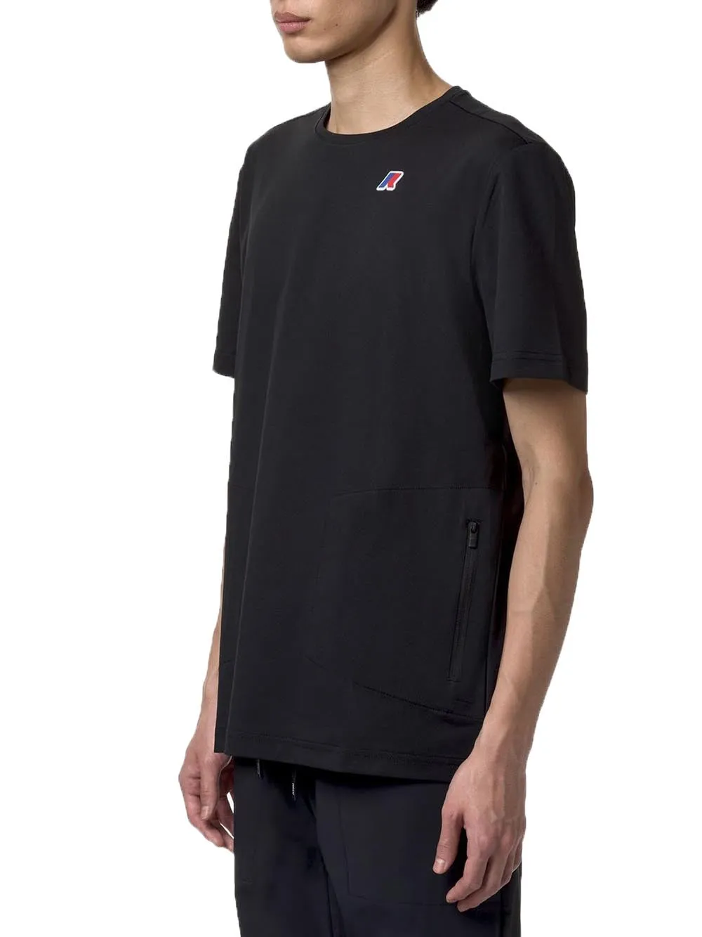 K-Way T-shirt Uomo Nero