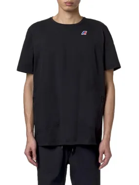 K-Way T-shirt Uomo Nero