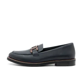Kyle 2 Women's Chain Loafer - Navy 02