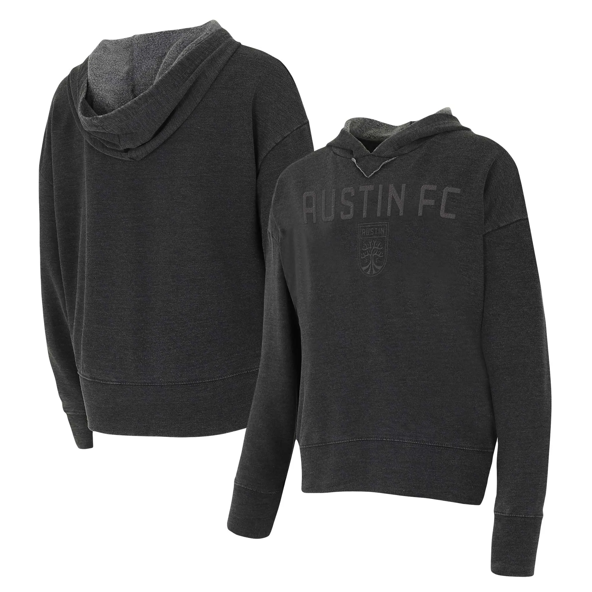 Lids Women's Concepts Sport Charcoal Austin FC Volley Hoodie Long Sleeve T-Shirt