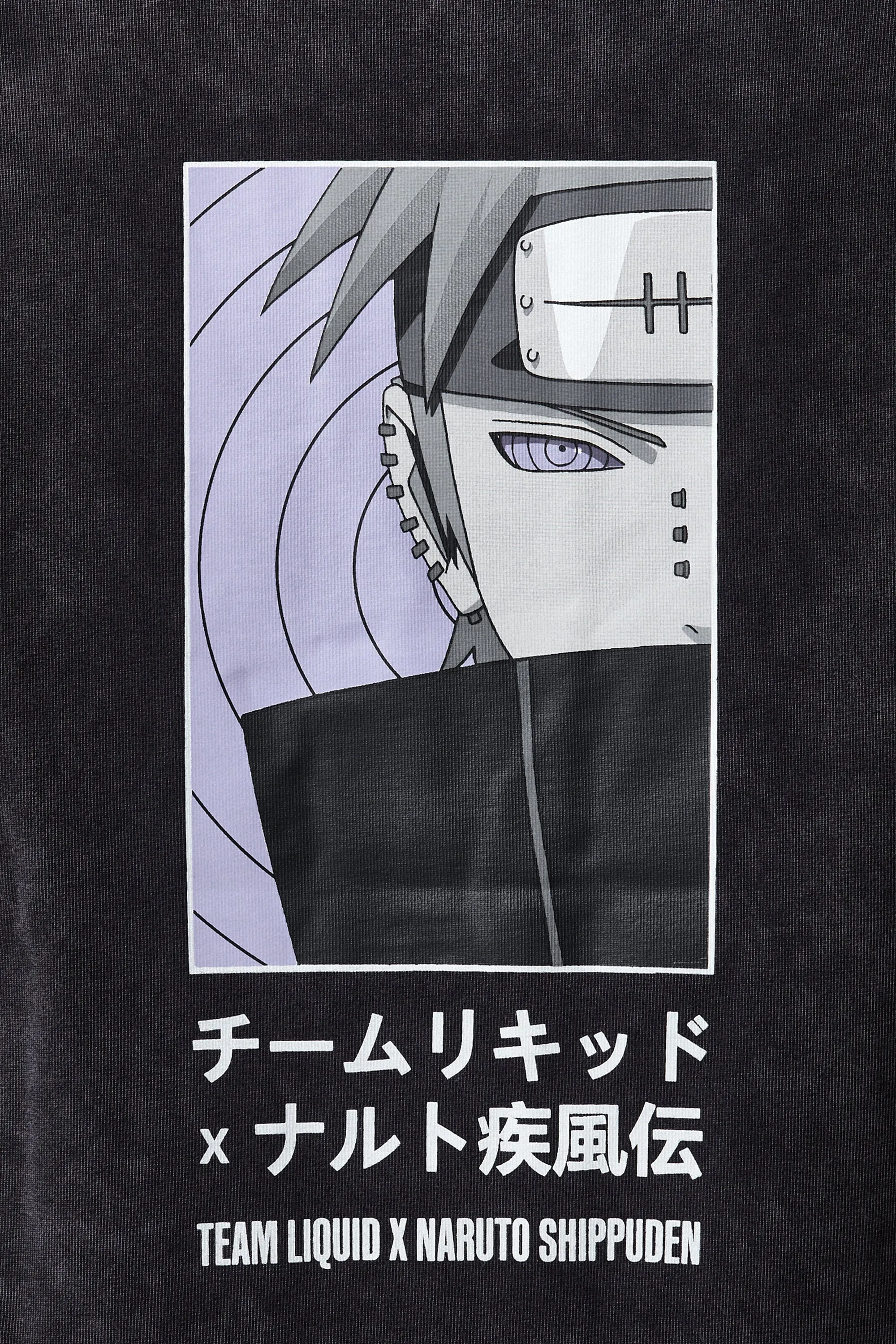 LIQUID x NARUTO AKATSUKI MINERAL RINNEGAN PAIN TEE