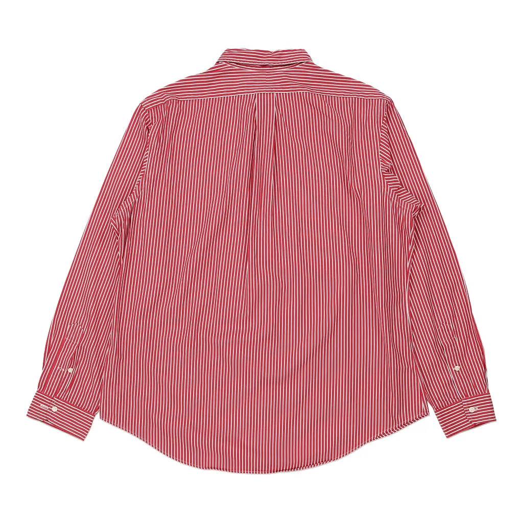 Polo Ralph Lauren Striped Shirt - XL Red Cotton