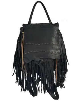 Product Name:  Kobler Leather Women's Black Rucksack Backpack