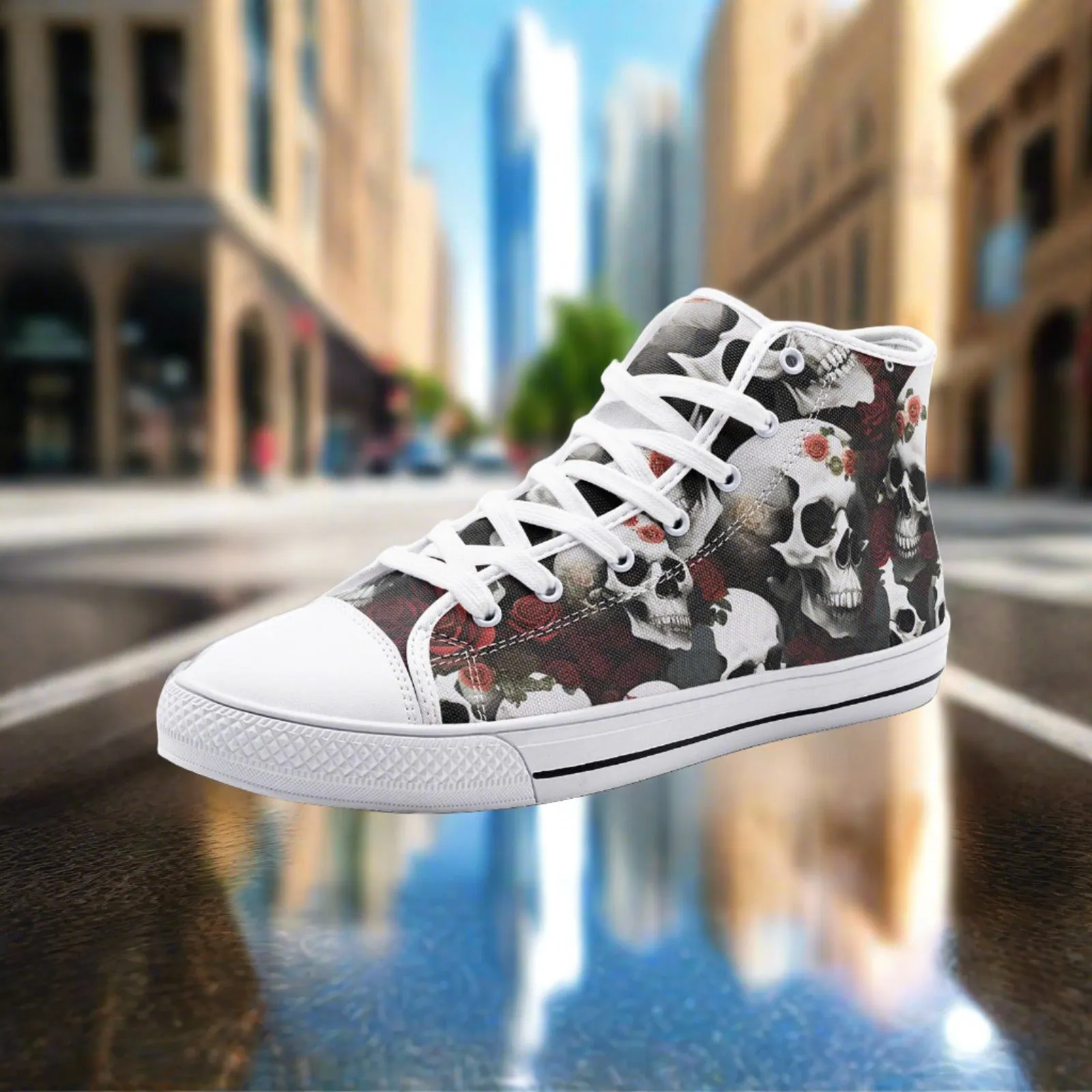 Rose Skulls Dark