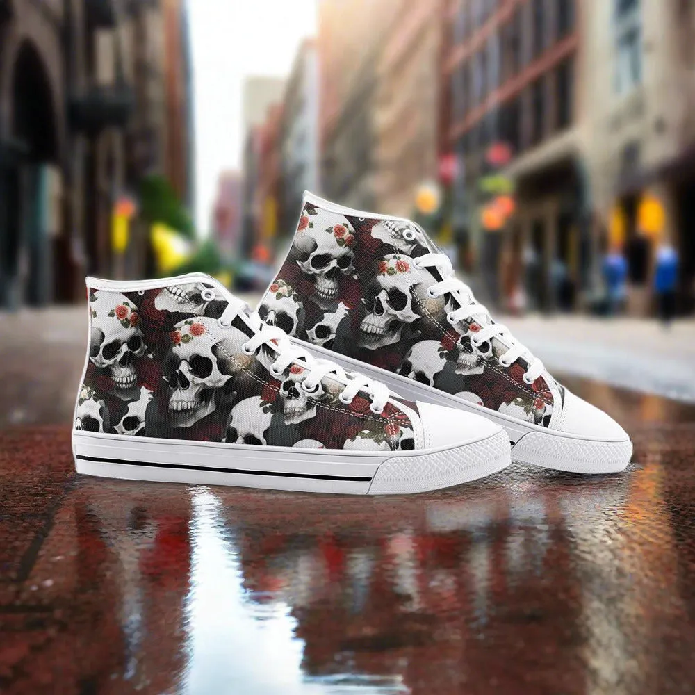 Rose Skulls Dark