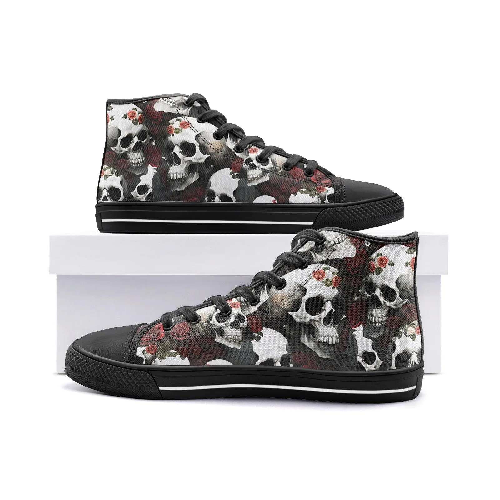 Rose Skulls Dark