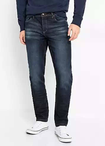 Slim Fit Tapered Stretch Jeans by bonprix | Look Again