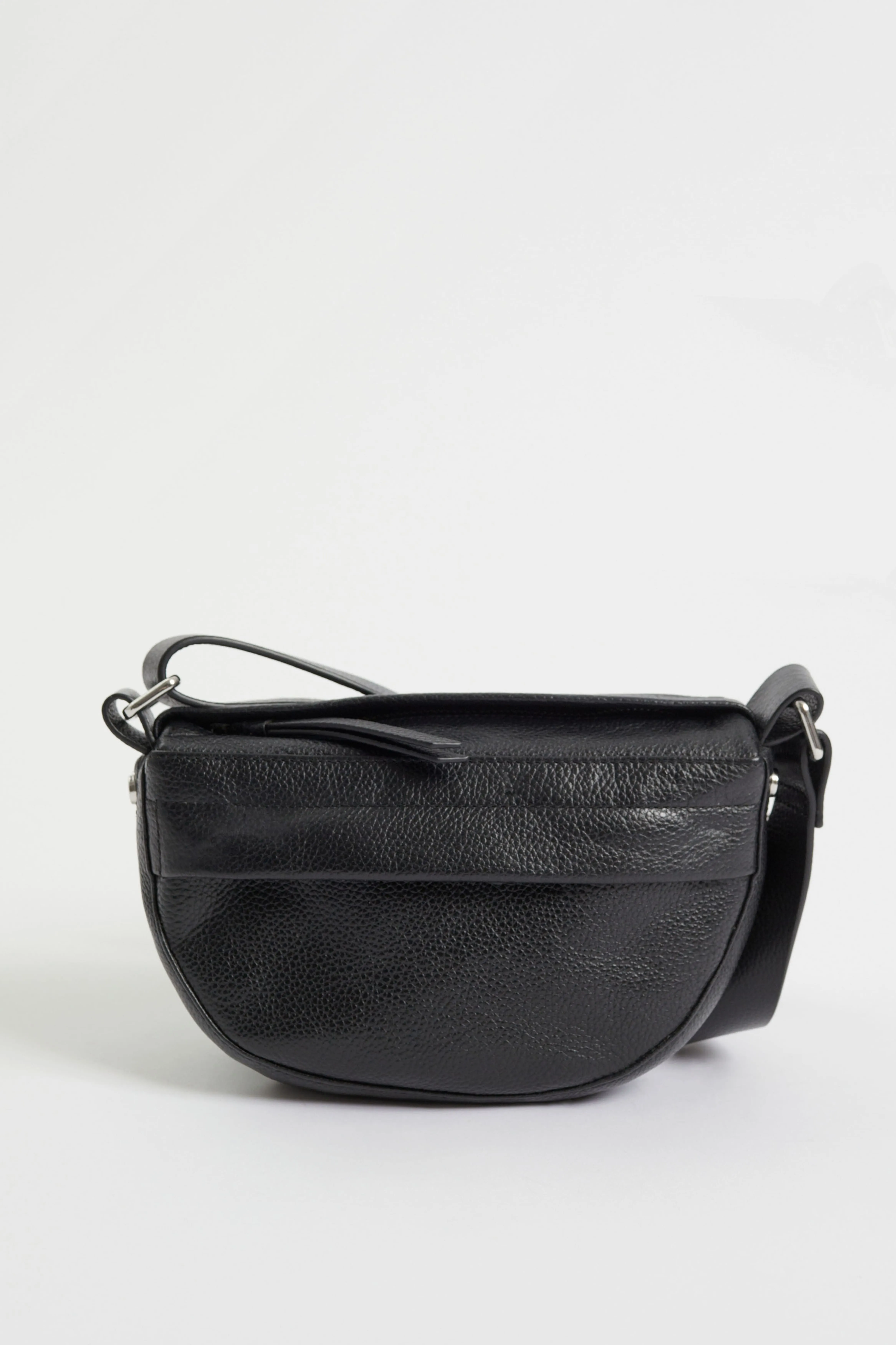 Small Soft Leather Crossbody Bag - Black - Ladies | H&M GB