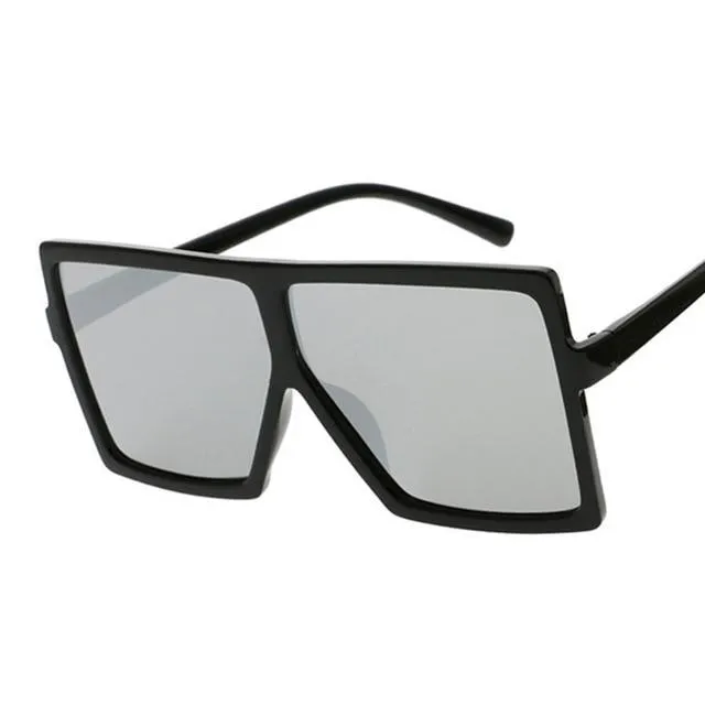 Square Women Sunglasses Clear Lens Sunglasses