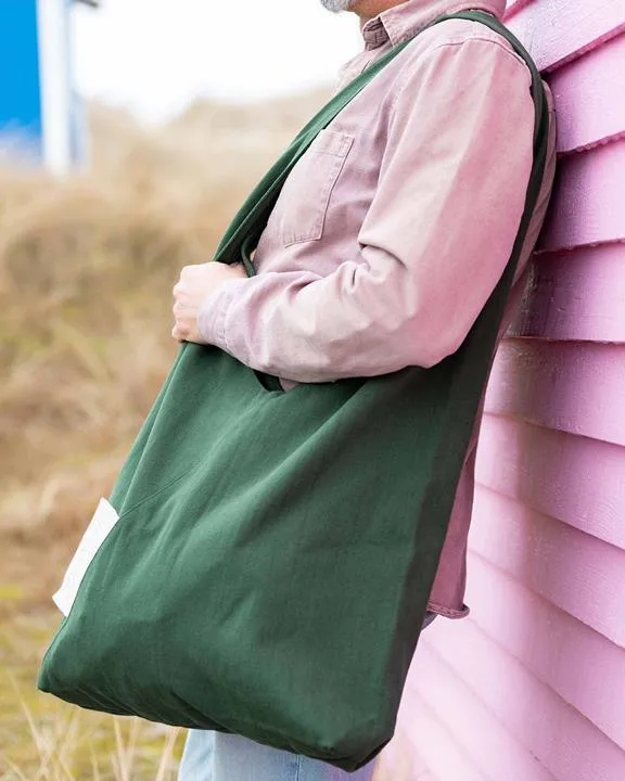 Tintok Bag Unisex Oversized Canvas Tira Triangle Forest Green