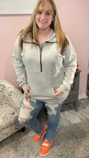 Vintage Wash HalfZip